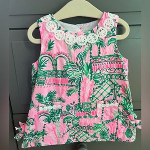 EUC Size 6-12 Month Lilly Pulizter Dress with matching bloomers!